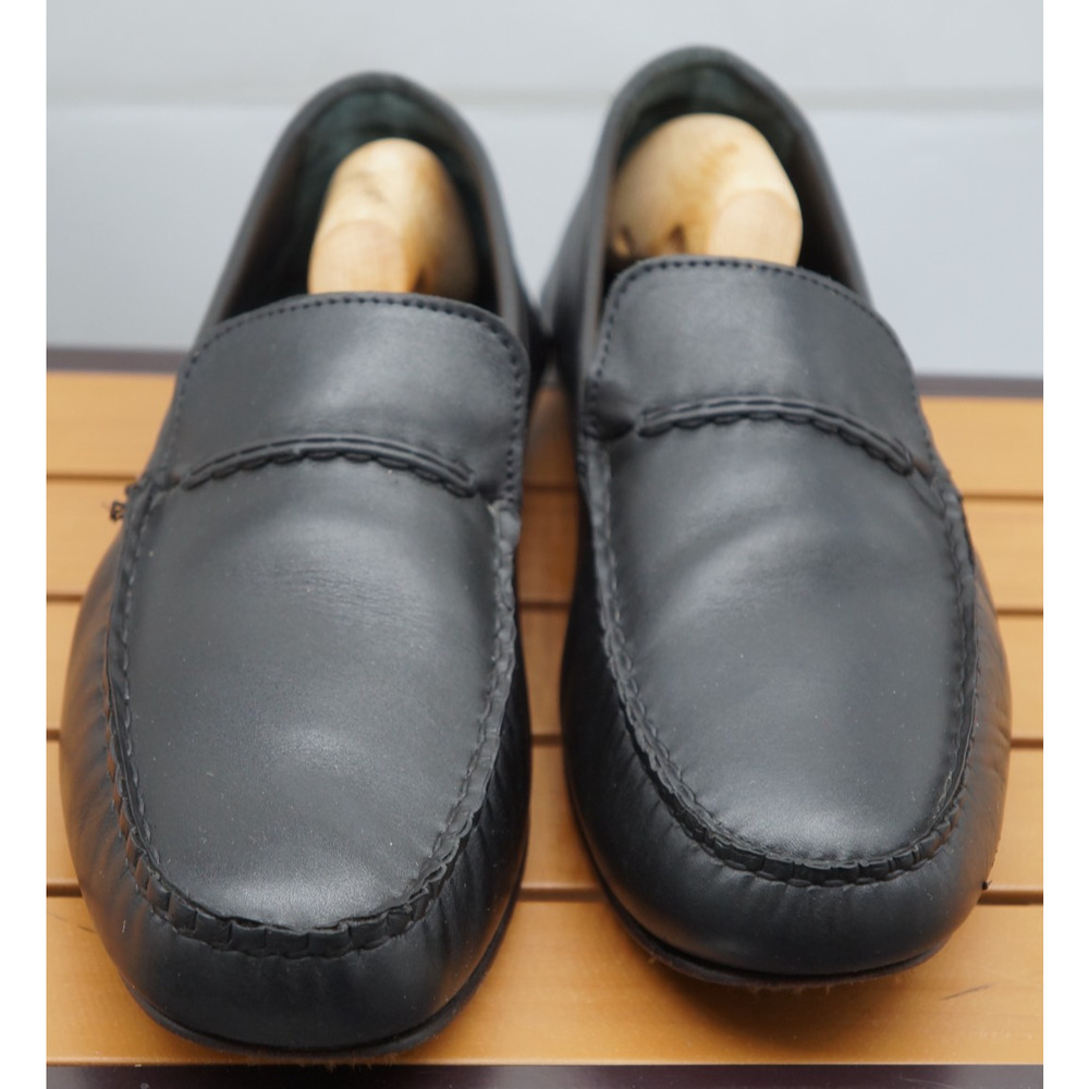 Allen Edmonds Super Sport Loafer Shoes Moccasin Black Men Size 11.5 EEE (Wide) - Picture 3 of 13